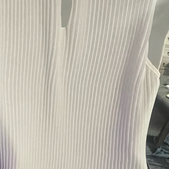 Zara sleeveless ribbed pleated passementerie blouse size XS - Picture 5 of 6